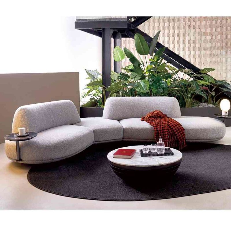 GS0040 Sofa Module Vải Màu Xám Nhạt