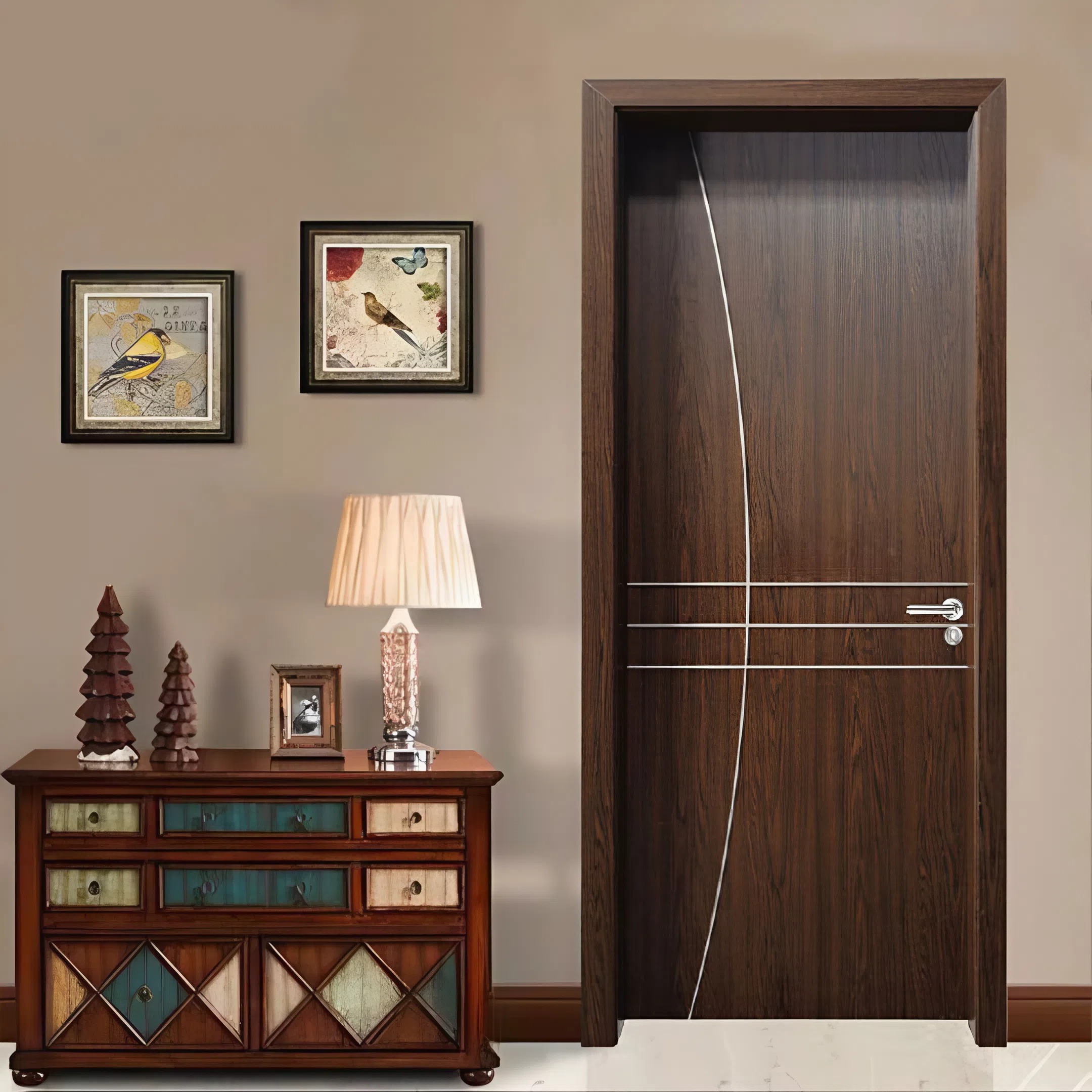 ECO126 - Cửa Gỗ Nhựa Cao Cấp - Ảnh 2